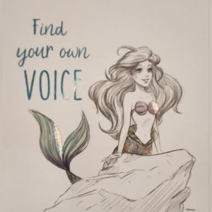 Find your own voice decor 🧜‍♀️